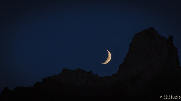 Moon Above the Canyon