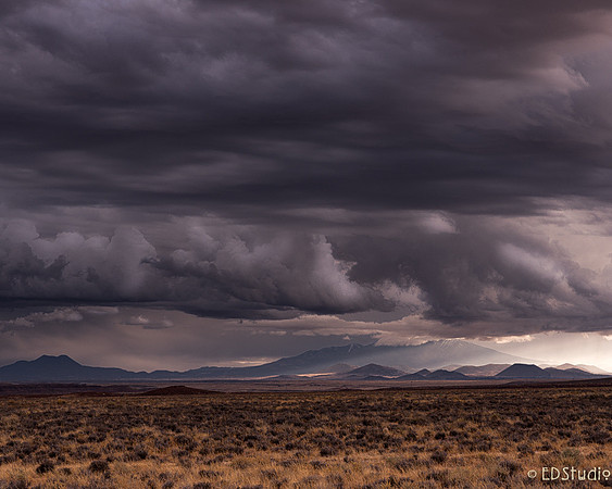 San Francisco Peaks from Highway 64, West of Cameron #1