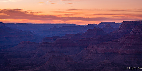 Navajo Point, Grand Canyon Sunset #3