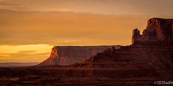 Sunset at Monument Valley, AZ