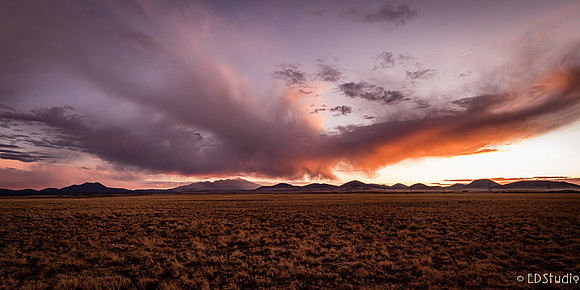 San Francisco Peaks from Highway 64, West of Cameron #2