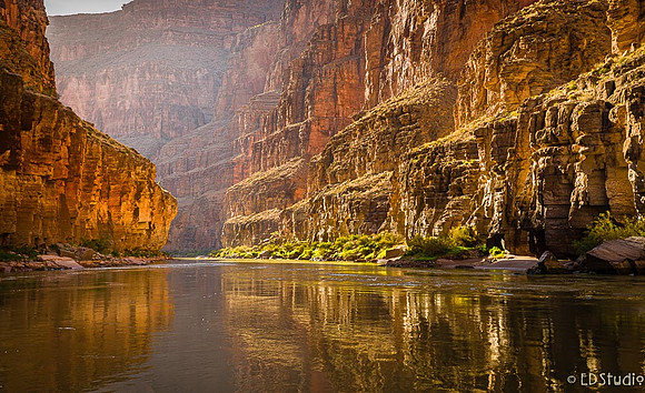 Afternoon Light.  Grand Canyon, Near Upper National